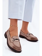 Dámske kožené mokasíny Vinceza Beige Dámske kožené mokasíny Vinceza Beige