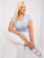 Tričko RV TS 9476.25 svetlomodrá