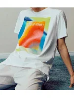 Pánske pyžamo NM2274E 13P - čierna / biela - Calvin Klein