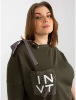 Dámska blúzka EM BZ HW 20 478.42P Khaki tmavozelená - FPrice
