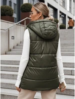 ROSI dámska vesta zelená FashionStreet TY2868