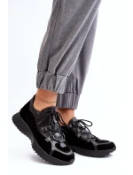 Dámska kožená športová obuv M01/2 Zazoo black Dámska kožená športová obuv M01/2 Zazoo black