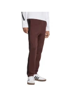 Pánske tričko adidas Essentials 3-Stripes Fleece Brown JX0713 Pánske tričko adidas Essentials 3-Stripes Fleece Brown JX0713