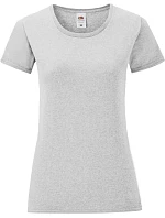 Fruit of the Loom Lady-Fit Iconic 150 T Dámske tričko 16.1432 melírovaná šedá Fruit of the Loom Lady-Fit Iconic 150 T Dámske tričko 16.1432 melírovaná šedá