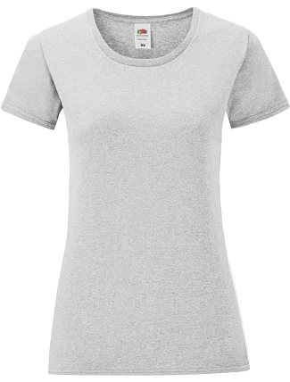 Fruit of the Loom Lady-Fit Iconic 150 T Dámske tričko 16.1432 melírovaná šedá Fruit of the Loom Lady-Fit Iconic 150 T Dámske tričko 16.1432 melírovaná šedá