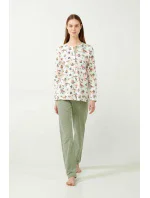 Vamp - Pastelové kvetinové pyžamo 21352 - Vamp