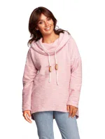 Dámsky sveter s kapucňou B249 - BE