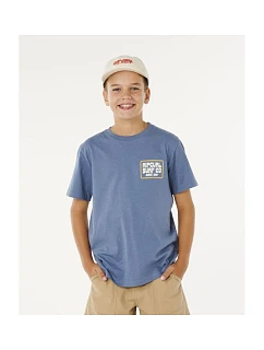 Chlapčenské tričko RIP CURL Pacific Rinse Sunrise Tee-Boy, modré, detské