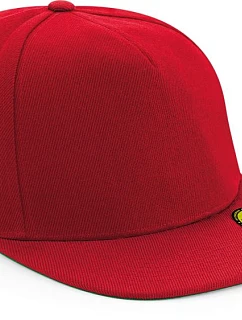Beechfield B 660 5-panelová čiapka s rovným šiltom 53.0660 classic red/classic red