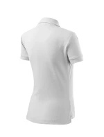 Bavlnená polokošeľa pre ženy biela