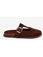 Dámske nazúvacie topánky 2831 hnedé – Ideal Shoes