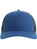 Atlantis Headwear Bryce 6-panelová truckerová čiapka 33.0102 kráľovská modrá/čierna