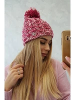 Fleecová čiapka Fiona K275 fuchsiová + púdrovo ružová