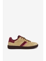 Zamszowe Niskie Sneakersy Damskie Big Star SS274680 HI-POLY SYSTEM Limonkowe