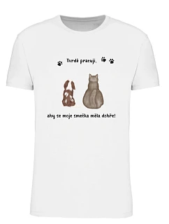 Personalizované pánské tričko s ilustrací zvířátek