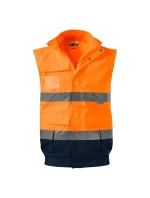 Bunda Rimeck HV Guard 4 in 1 M MLI-5V298 fluorescenčná oranžová pánska