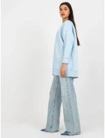 Dámska mikina EM BL 711 1.03X svetlo modrá - FPrice