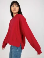Dámska mikina TW BL 2002.11 tmavo červená - FPrice