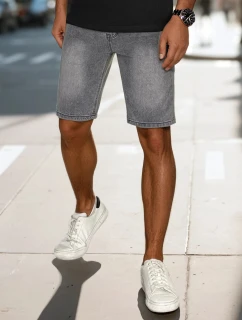 Pánske džínsové šortky šedé FashionStreet SX2491