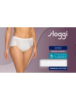 sloggi Chic Midi 4P - WHITE - SLOGGI WHITE - SLOGGI