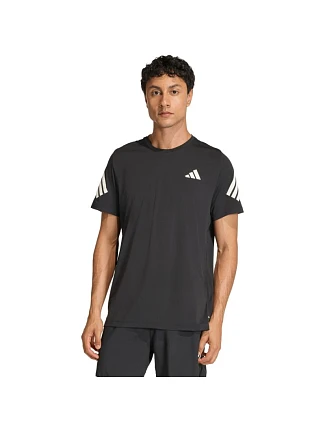 Pánske bežecké tričko adidas ADI365 Running Climacool Iconic T-shirt black JZ7694 pánske