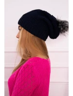 Fleecová čiapka Sandra K210 navy blue