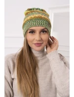 Fleecová čiapka Patrycja K254 green neon+green