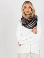 Tunelový šál AT KM 1402.20 šedá čierna