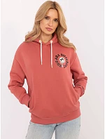 Mikina D10600T02420J coral Mikina D10600T02420J coral