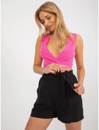 Šortky D73760R62159KA čierna Šortky D73760R62159KA čierna