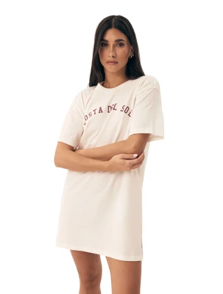 Dámska nočná košeľa 42675 Nimes cream - HENDERSON Dámska nočná košeľa 42675 Nimes cream - HENDERSON