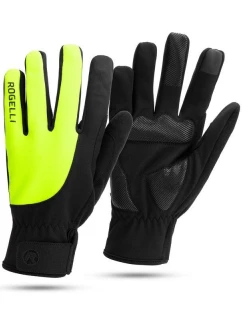 Zimné rukavice Rogelli CORE II black-fluor XL