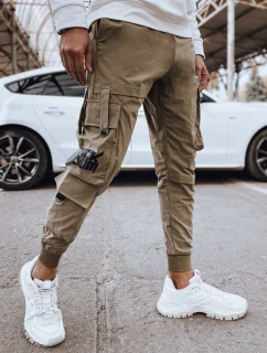 Pánske bojové nohavice béžové FashionStreet UX4305