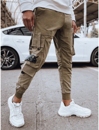 Pánske bojové nohavice béžové FashionStreet UX4305
