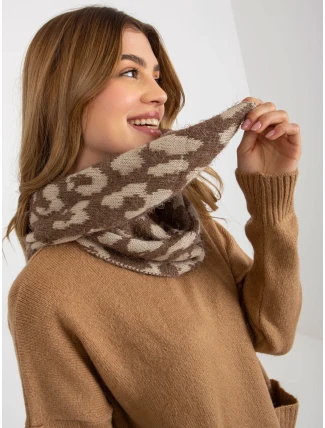 Tunelový šál AT KM ENEC B63 1.44P tmavo lila