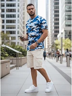 Pánske tričko indigo moro FashionStreet RX5593