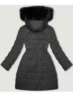 Dámska prechodná obojstranná bunda J Style black-grey (16M9159-392)