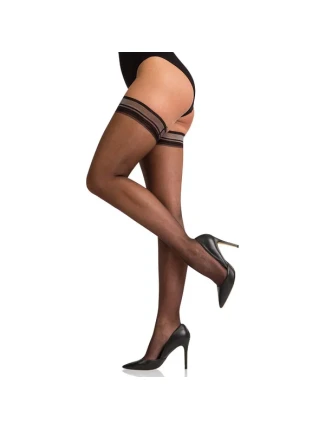 HOLD UP SEXY 15 DEN samodržiace pančuchy - BELLINDA - čierne