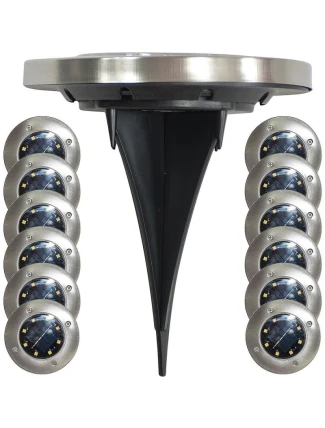 SOLÁRNA LAMPA 8 LED SMD PRE PRELOMENIE KPL.12PCS