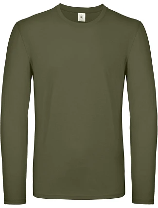 B&C #E150 LSL Tričko s dlhým rukávom 01.005T urban khaki B&C #E150 LSL Tričko s dlhým rukávom 01.005T urban khaki