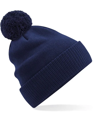 Beechfield B 450N Pletená bio čiapka s bambulou „Snowstar®“ 53.450N oxford navy Beechfield B 450N Pletená bio čiapka s bambulou „Snowstar®“ 53.450N oxford navy