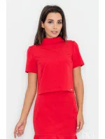 Dámska blúzka M542 červená - Figl
