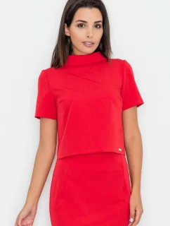 Dámska blúzka M542 červená - Figl