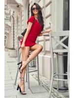 Eleganckie Wiązane Sandały Z Dżetami Czarne Nessy