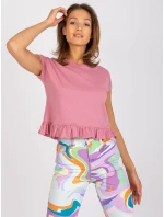 Tričko TW TS 1053.21X tmavo ružová Tričko TW TS 1053.21X tmavo ružová