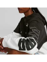 Dámska mikina 676023 01 Black with white - Puma