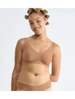 Dámska podprsenka ZERO Feel 2.0 Bralette - BROWN - hnedá 00CM - SLOGGI