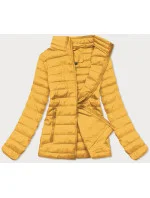 Ľahká žltá dámska prešívaná bunda (20311-333)