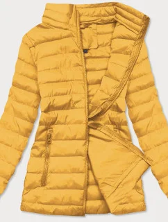 Ľahká žltá dámska prešívaná bunda (20311-333)