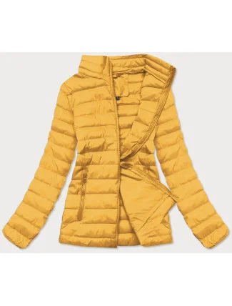 Ľahká žltá dámska prešívaná bunda (20311-333)